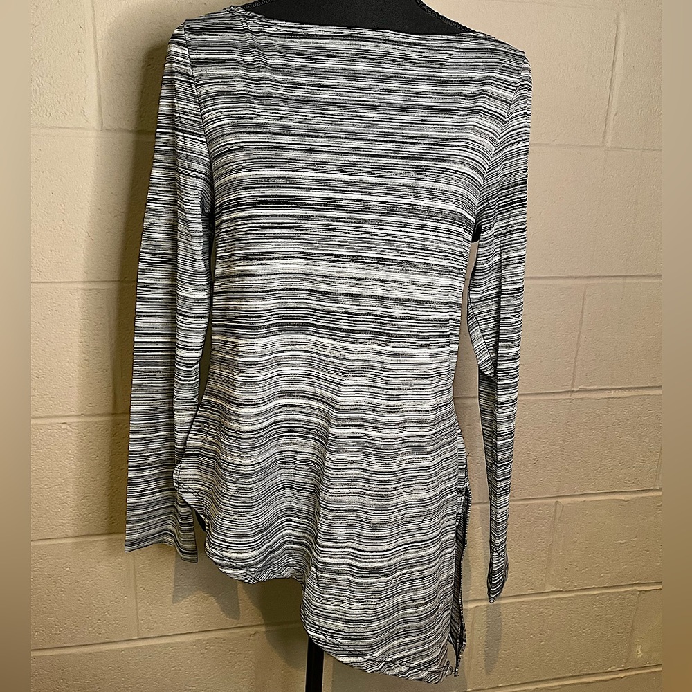 Striped Gray Top